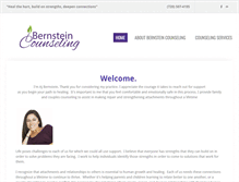 Tablet Screenshot of bernsteincounseling.com